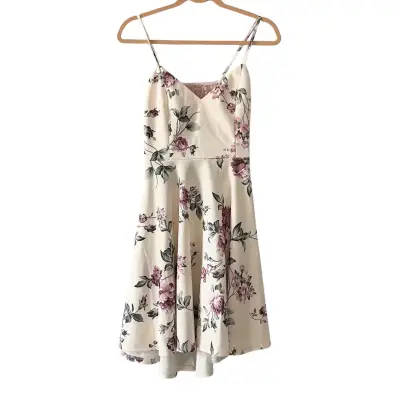 Vestido talla L floral con encaje para mujer - miniatura 1