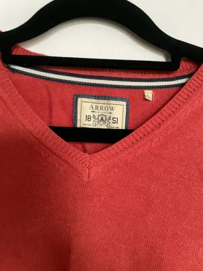 Suéter rojo de hombre Arrow talla L - miniatura 3