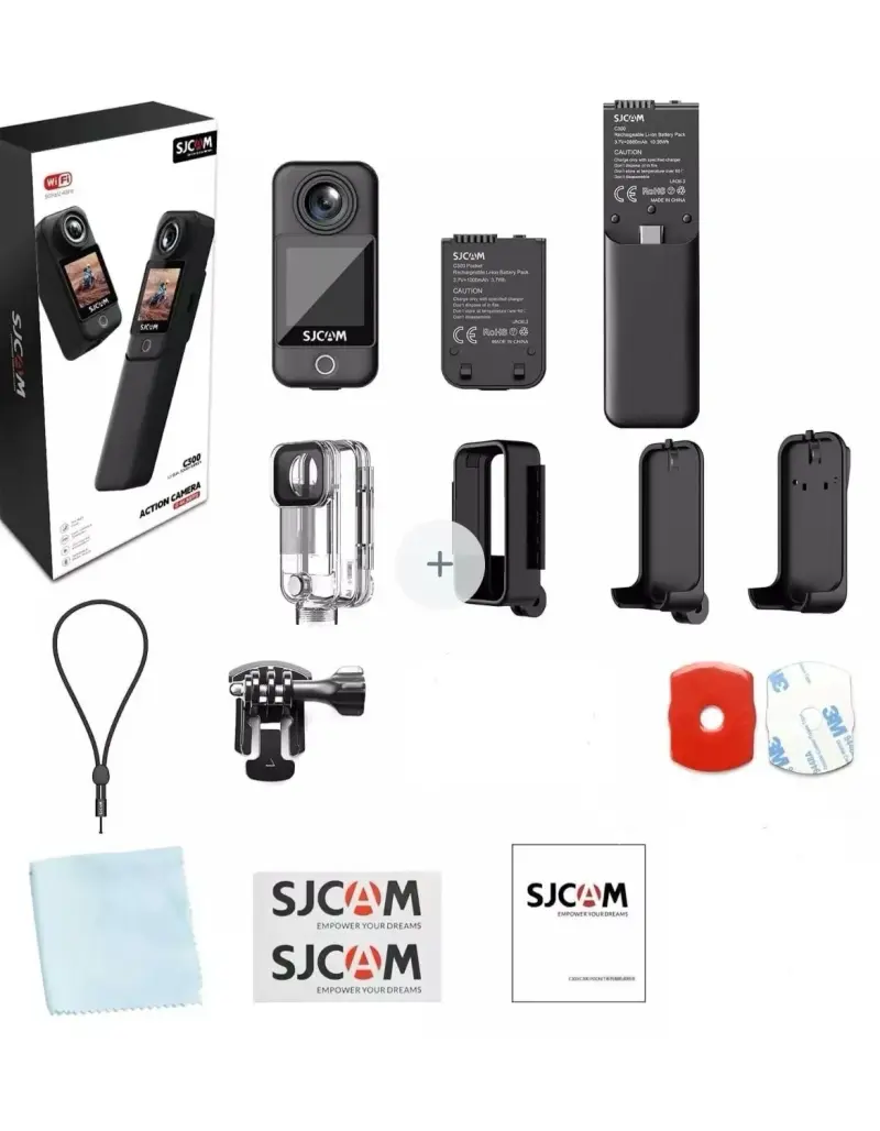 Cámara Deportiva SJCAM C300 4K con Accesorios - 2