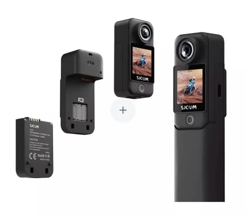 Cámara Deportiva SJCAM C300 4K con Accesorios - 4