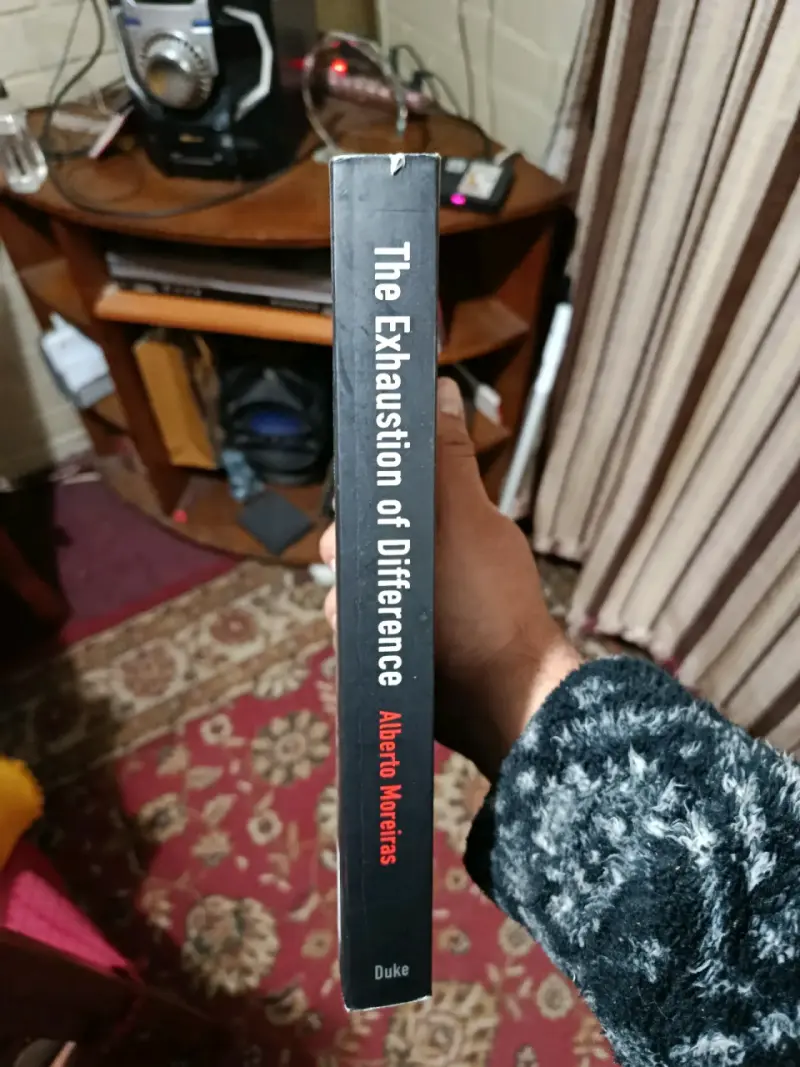 Libro 'The Exhaustion of Difference' de Alberto Moreiras - 3