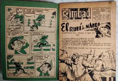 Revista Simbad N°181 con Historieta  año 1953 - miniatura 3