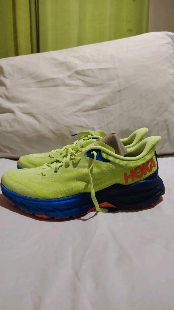 Zapatillas deportivas Hoka One One verdes y azules - 2