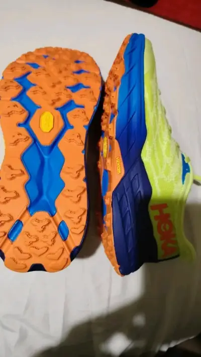 Zapatillas deportivas Hoka One One verdes y azules - miniatura 4