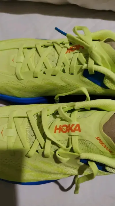 Zapatillas deportivas Hoka One One verdes y azules - miniatura 5