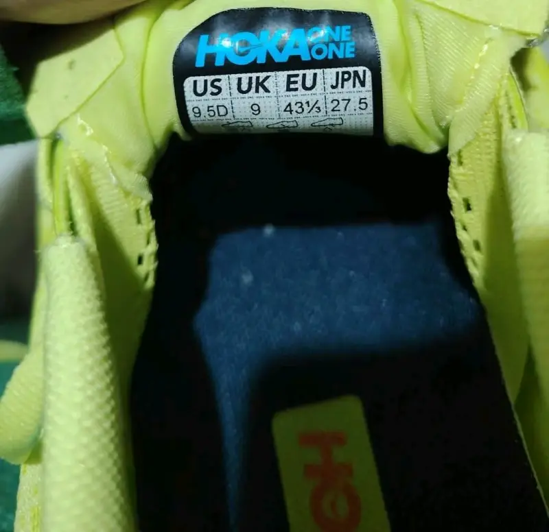 Zapatillas deportivas Hoka One One verdes y azules - 6