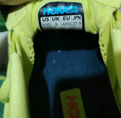 Zapatillas deportivas Hoka One One verdes y azules - miniatura 6