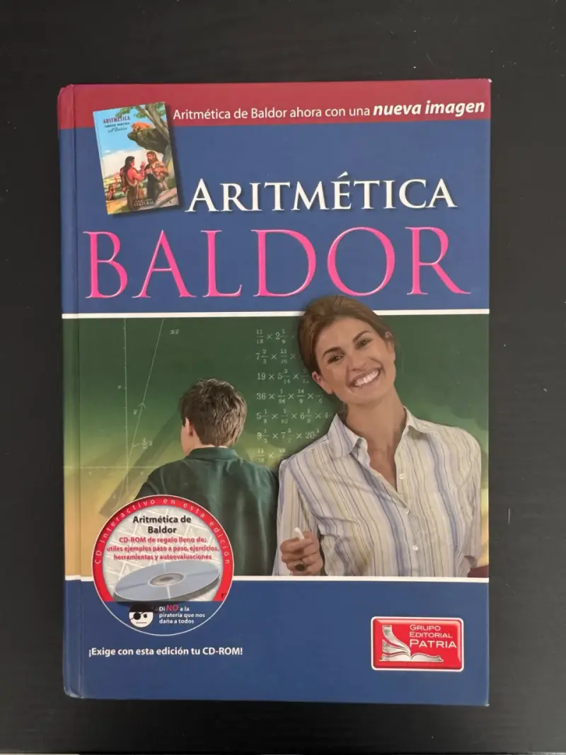 Libro Aritmética Baldor con CD-ROM