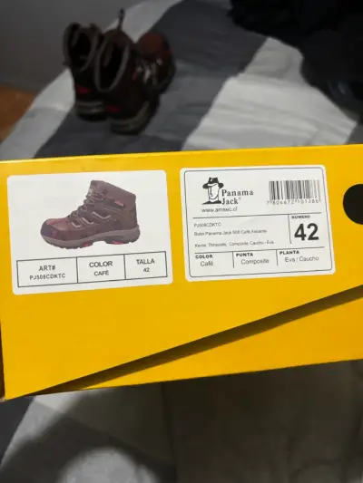 Botas de seguridad Panama Jack café talla 42 - miniatura 2