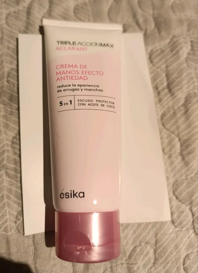 Crema de manos antiedad ÉsiKa con aceite de coco - 1