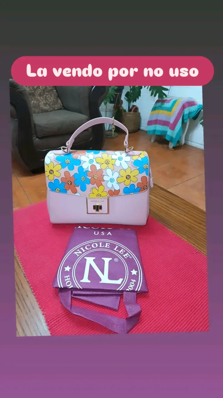 Bolso Nicole Lee con diseño floral