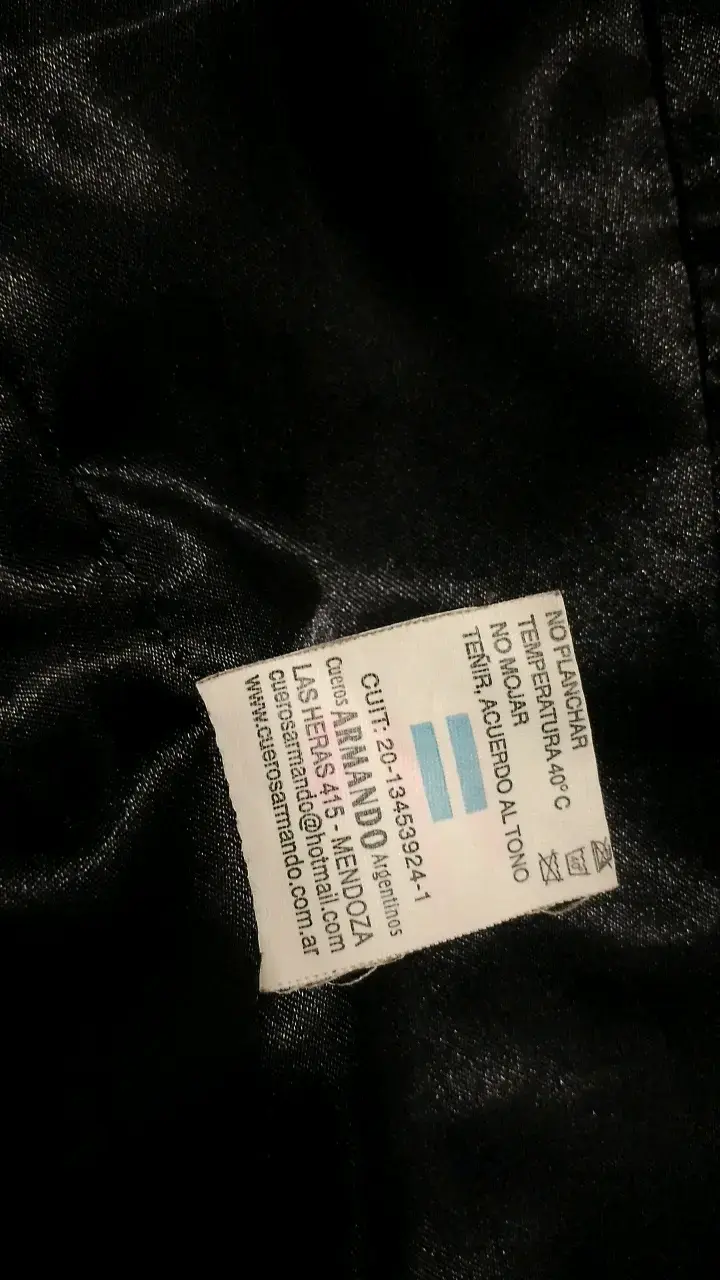 Chaqueta de cuero Armando talla 46 - 2