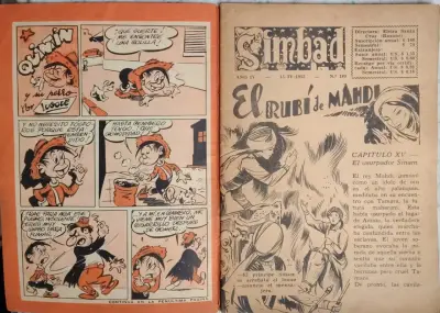 Revista Simbad N° 190 Pelusita Vintage año 1953 - miniatura 3