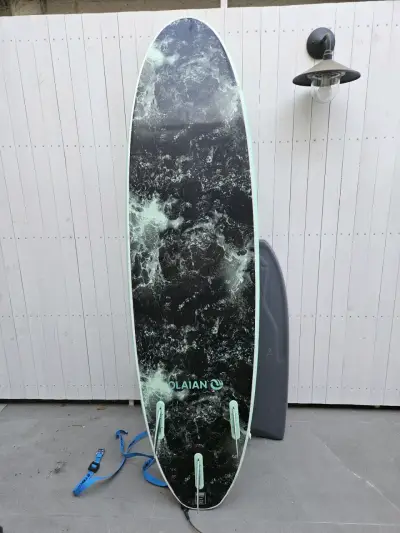 Tabla de surf Olaian Decathlon con funda - miniatura 2