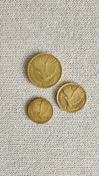 Monedas antiguas de 10, 5 y 2 centésimos 1965 - miniatura 2