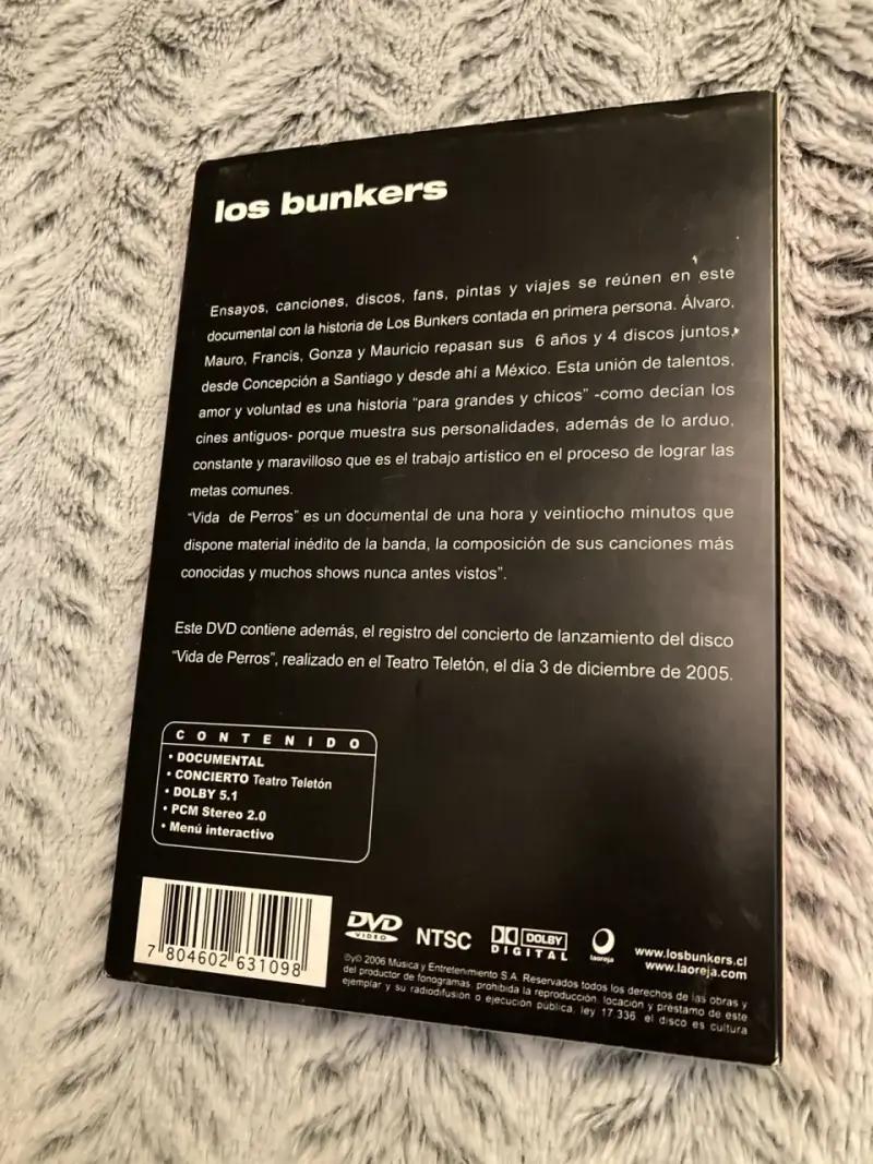 DVD documental Los Bunkers - 4