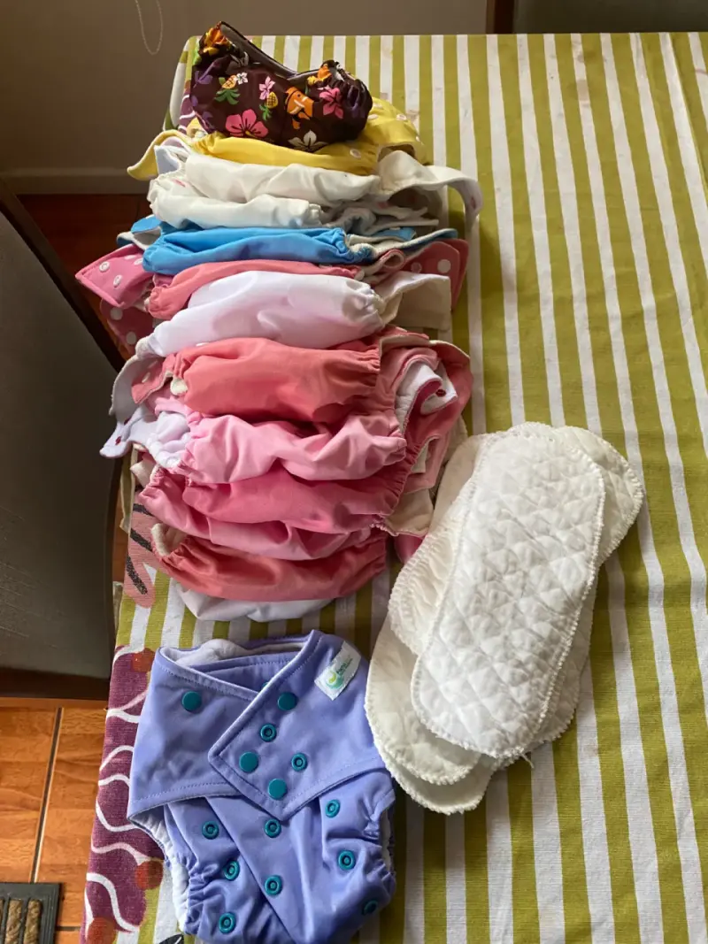Pañales de tela reutilizables para bebé