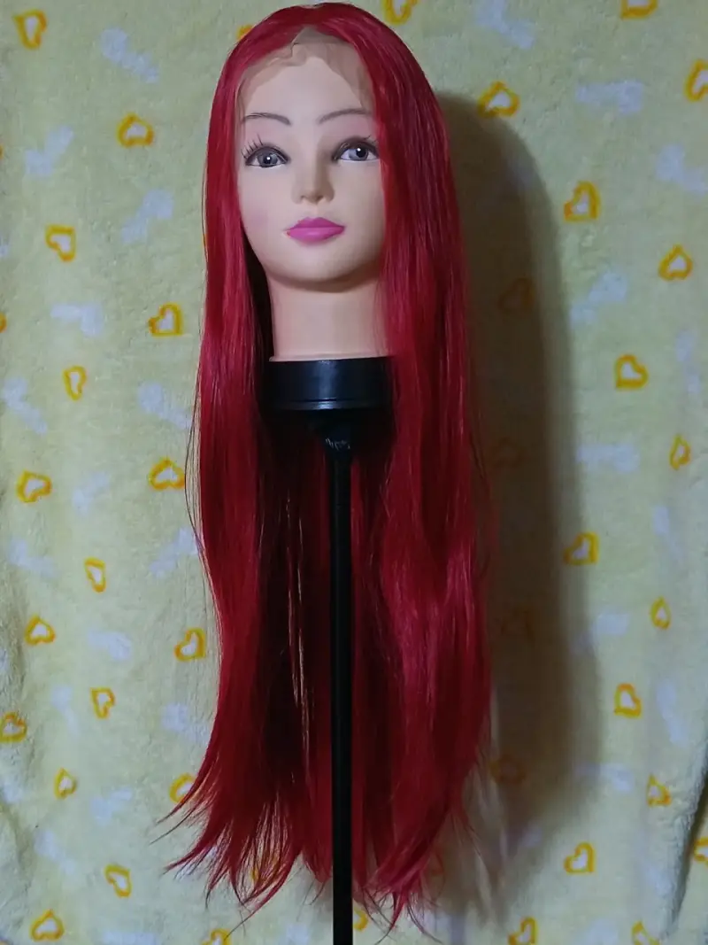 Extensiones de cabello rojo oscuro ondulado - 3