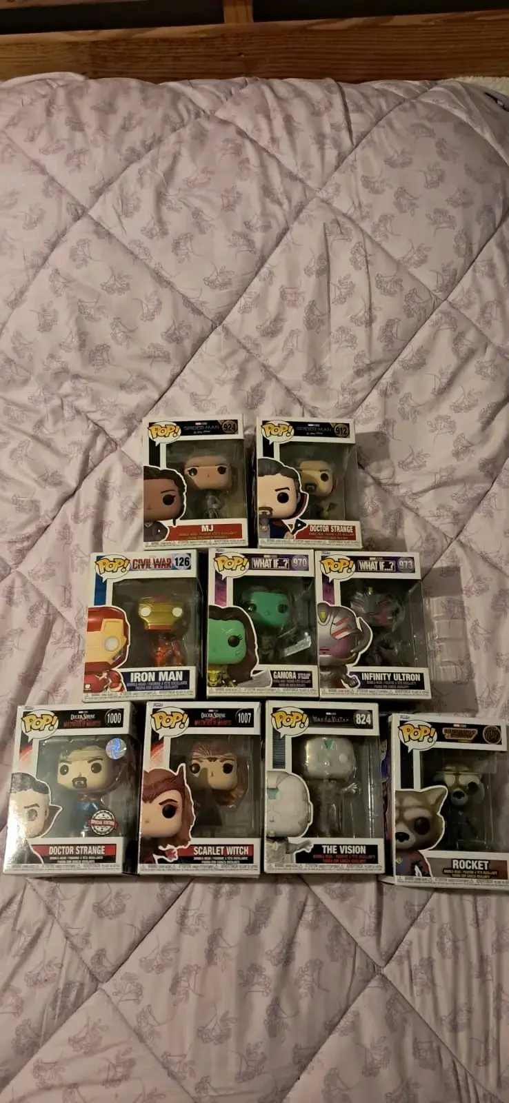 Colección de figuras Funko Pop Marvel - 1