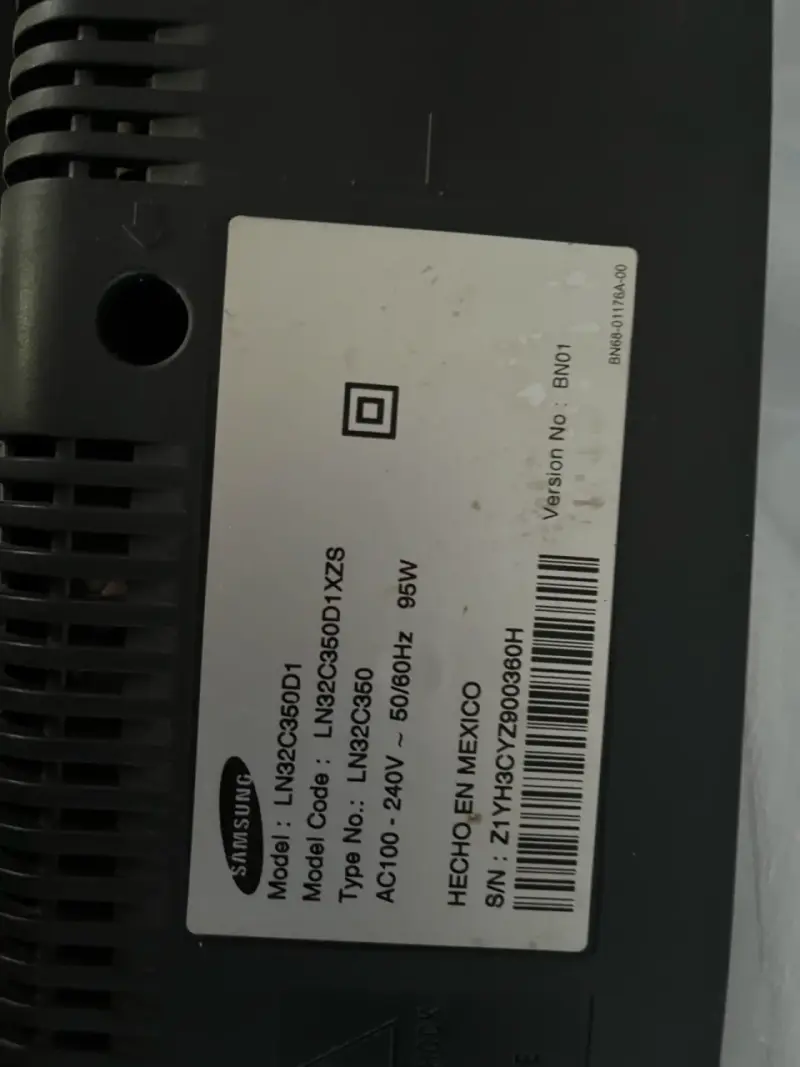 Televisor Samsung 32 pulgadas modelo LN32C350D1XZX - 3