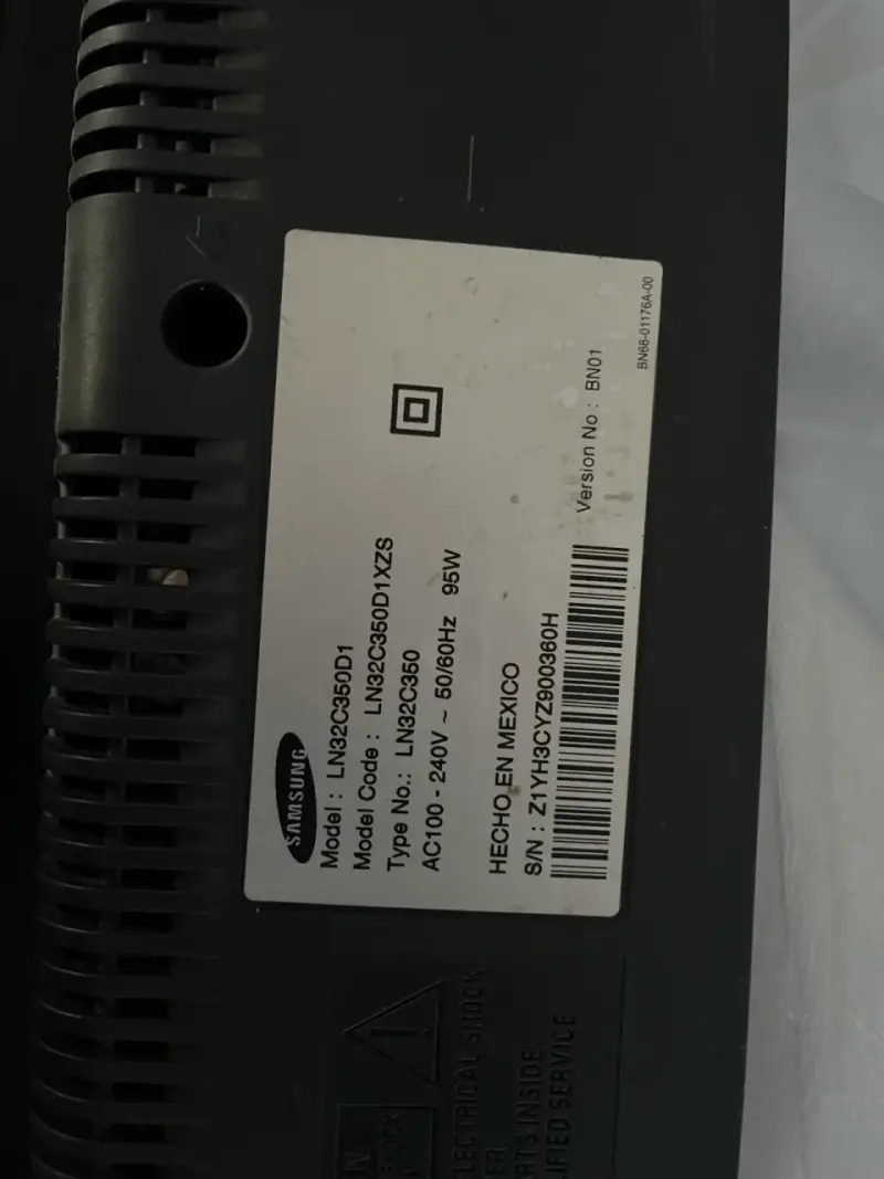 Televisor Samsung 32 pulgadas modelo LN32C350D1XZX - 4