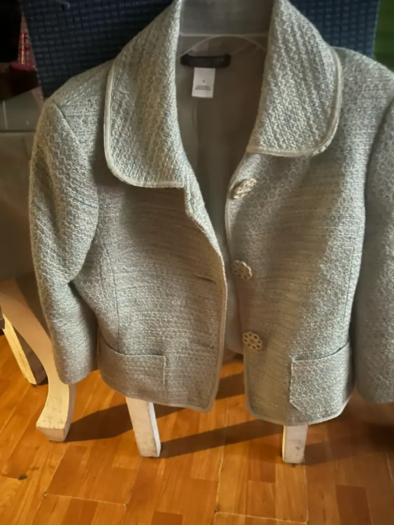 Chaqueta de mujer Sigrid Olsen gris elegante - 1
