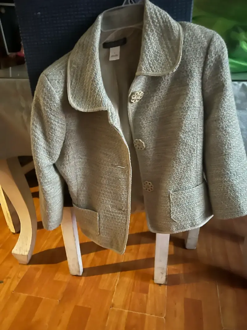 Chaqueta de mujer Sigrid Olsen gris elegante - 2
