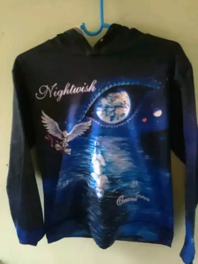Polerón con capucha Nightwish diseño espacial - miniatura 1