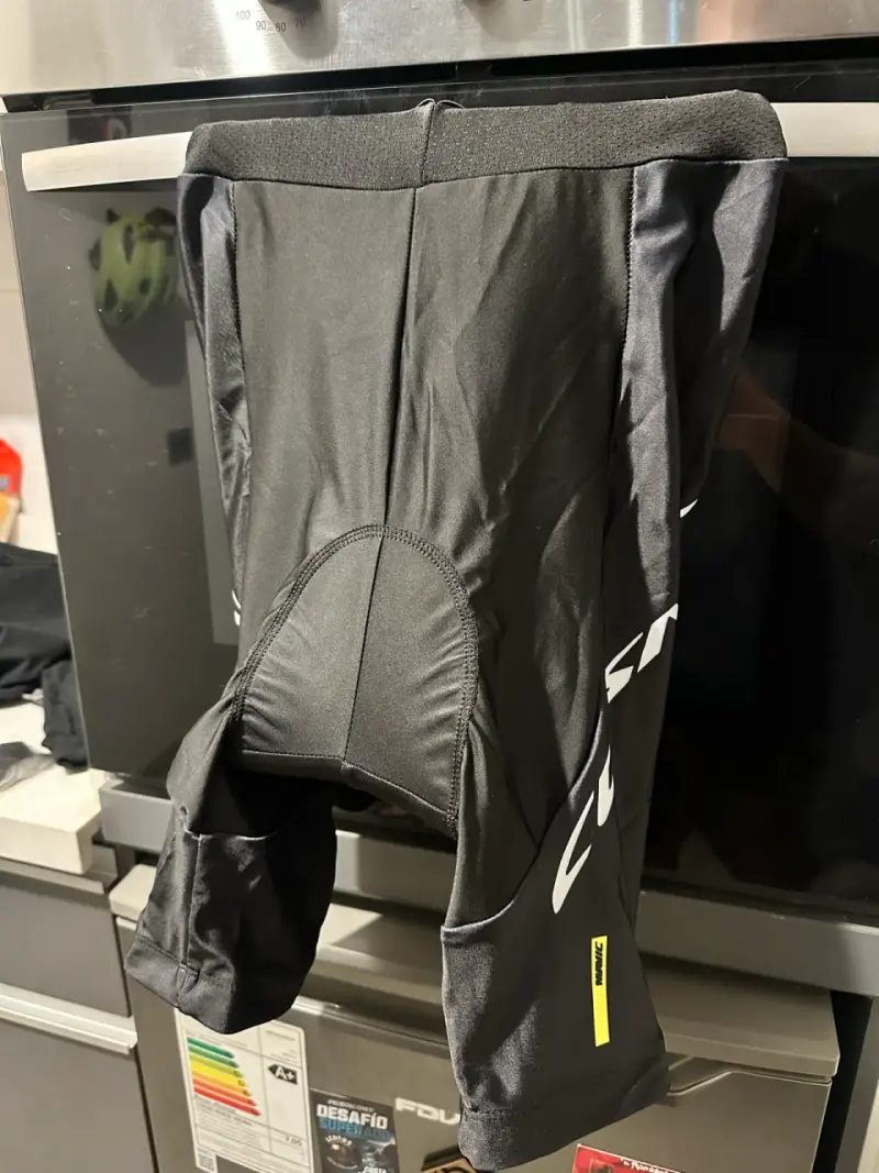 Shorts de ciclismo negros con acolchado - 1