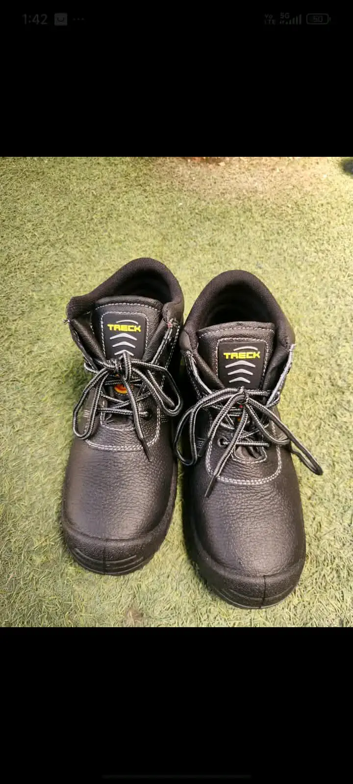 Botas de seguridad Treck negras antideslizantes