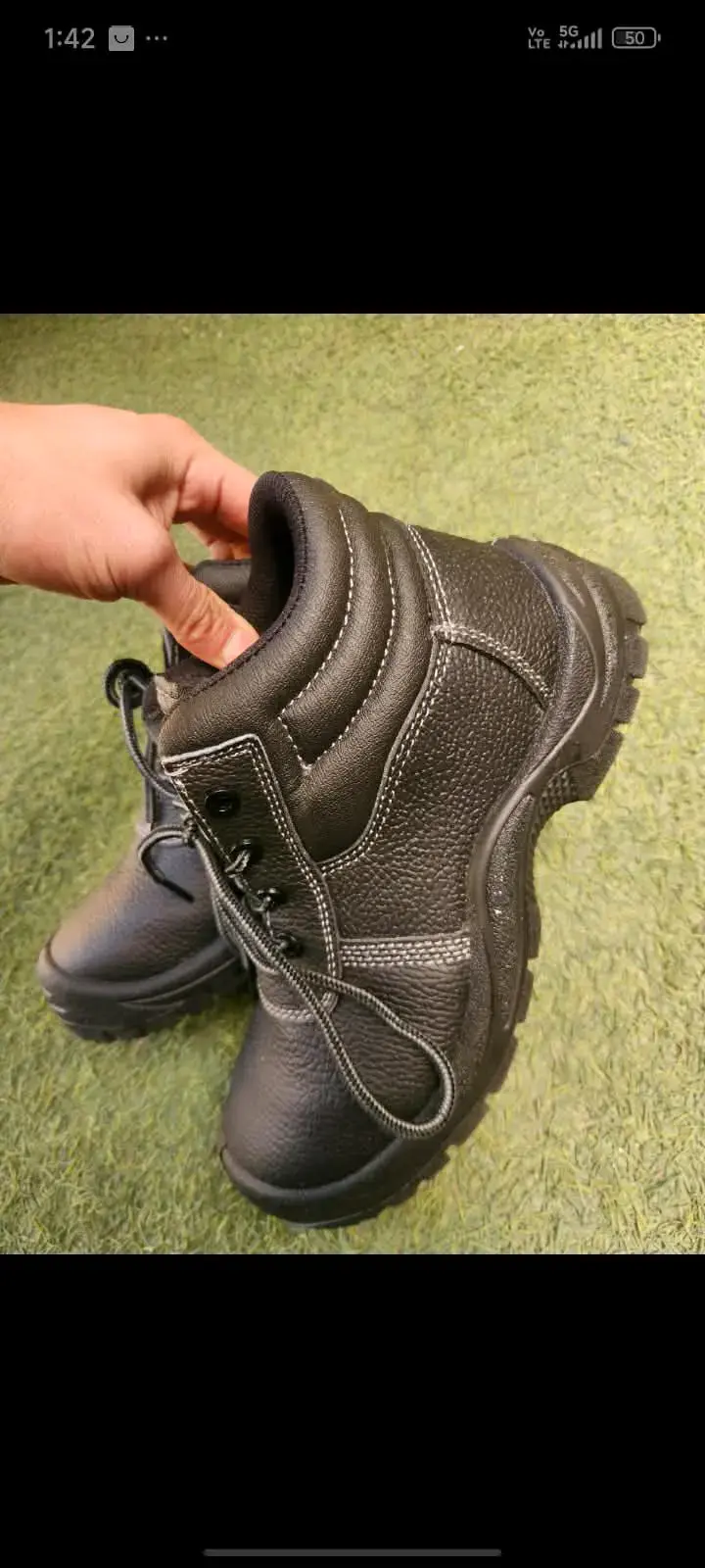 Botas de seguridad Treck negras antideslizantes - 2