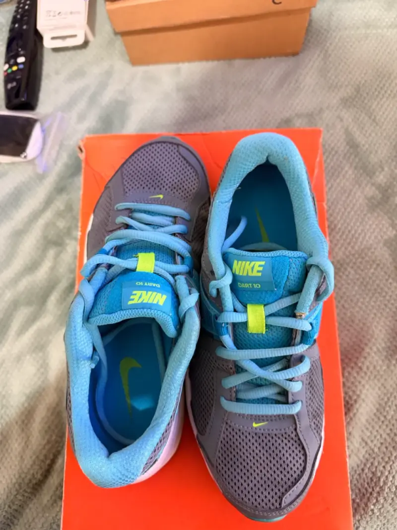 Zapatillas Nike Dart 10 para correr gris y azul - 1