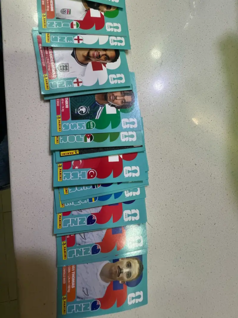 Colección de 20 láminas Panini Copa Mundial 2026 - 2