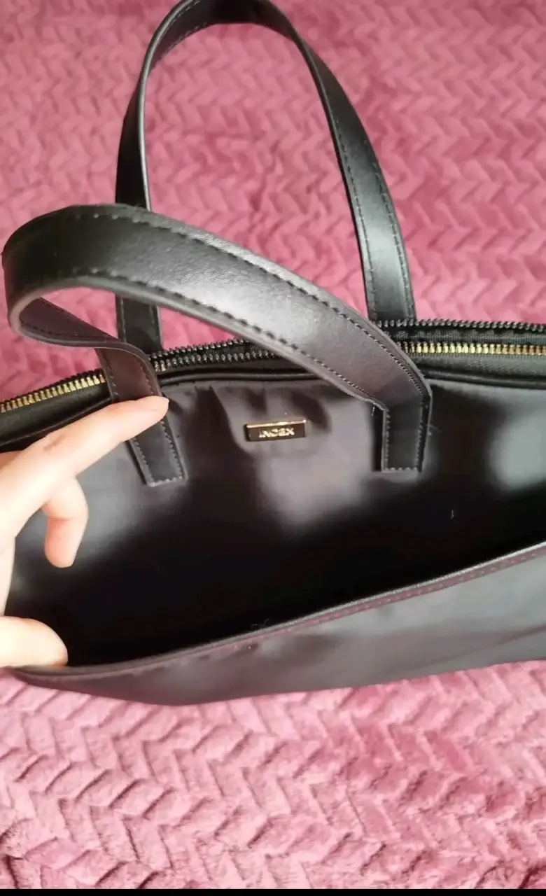 Maletín negro para laptop con correa ajustable - 3