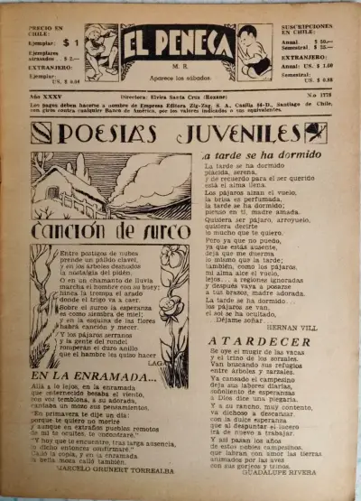 Revista El Peneca N° 1778 con Ilustraciones 1943 - miniatura 3