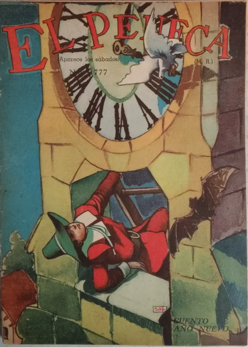 Revista El Peneca Año Nuevo 1937 año 1943 - 1
