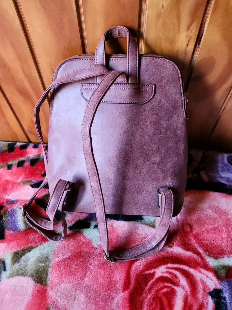 Mochila de cuero estilo cocodrilo Mermaid - 3