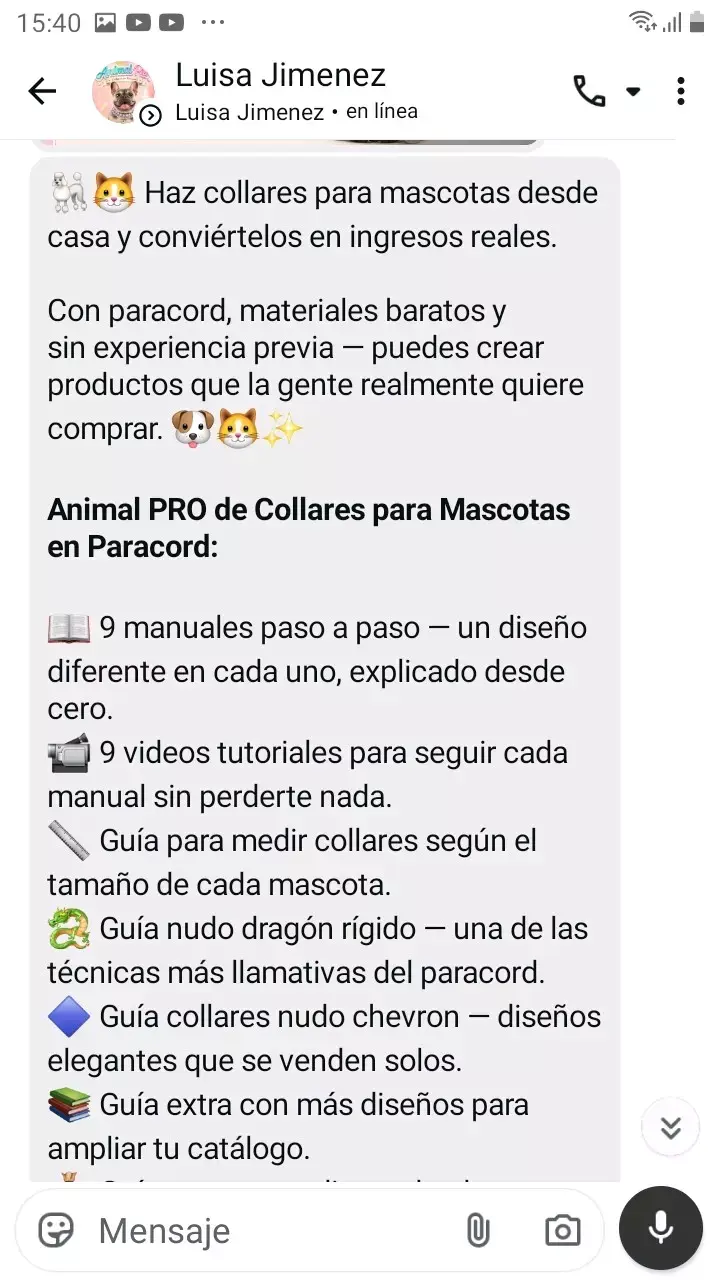 Kit de Manualidades para Collares de Mascotas en Paracord - 2