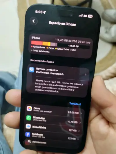 iPhone 16 Pro 256GB 93% batería impecable - miniatura 3