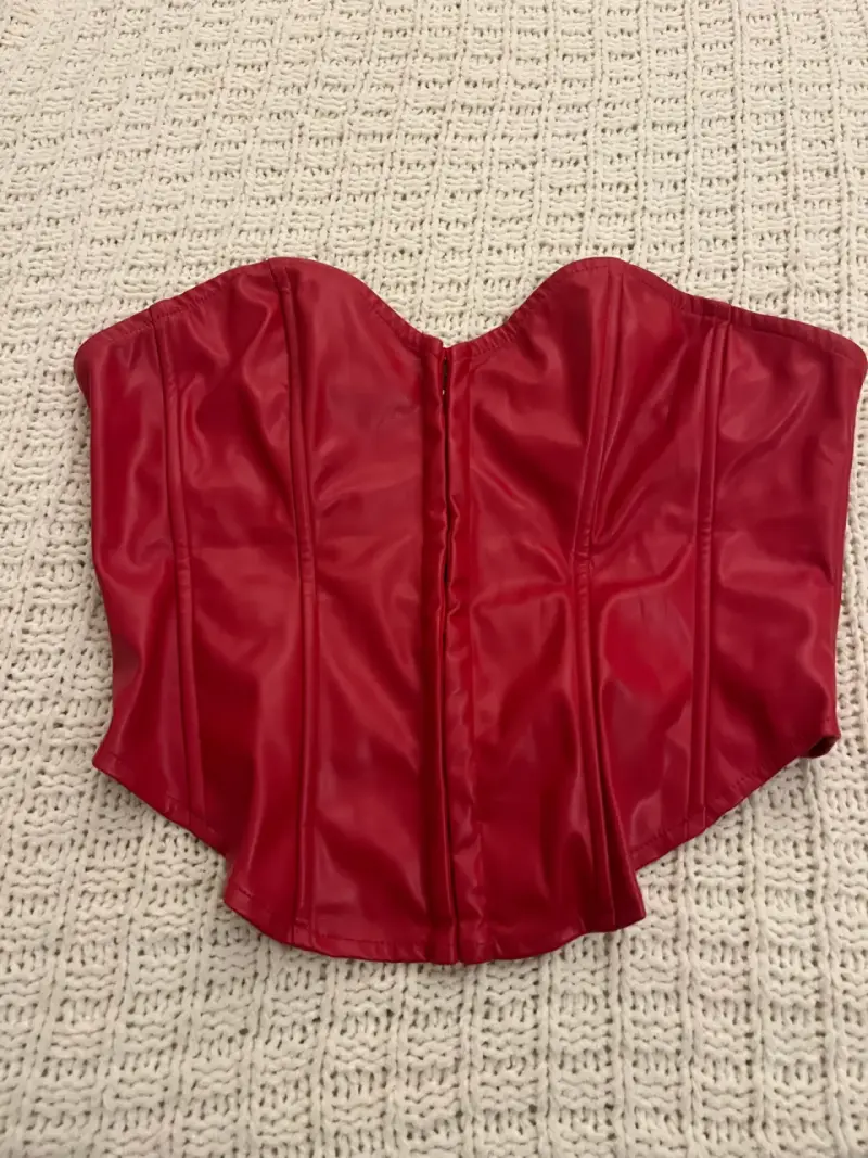 Corset rojo para mujer - 1