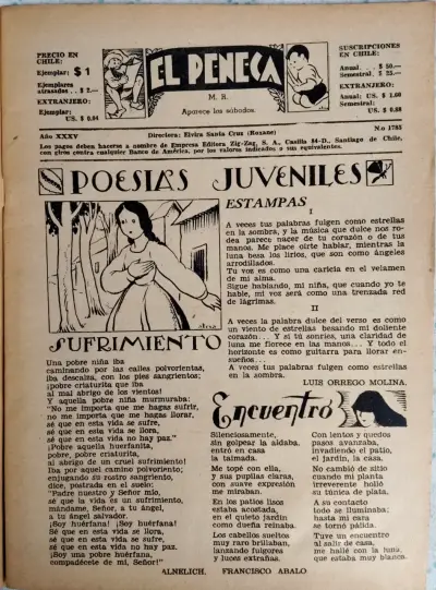 Revista El Peneca N°1785 con Ilustraciones Vintage - miniatura 3