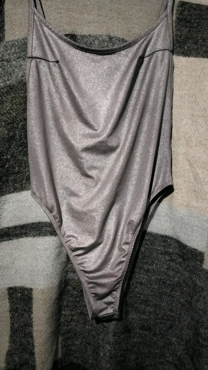 Body gris metálico para mujer - 1