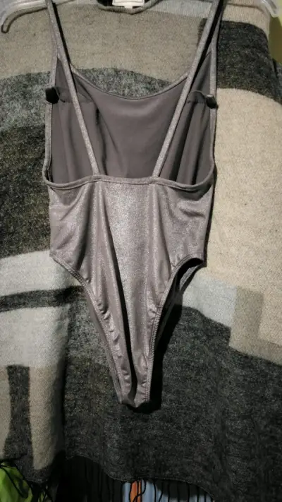 Body gris metálico para mujer - miniatura 2