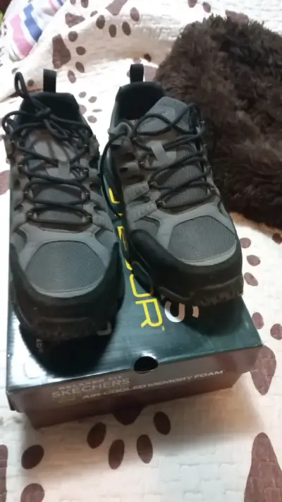 Zapatillas deportivas negras Skechers con Air Memory - miniatura 2
