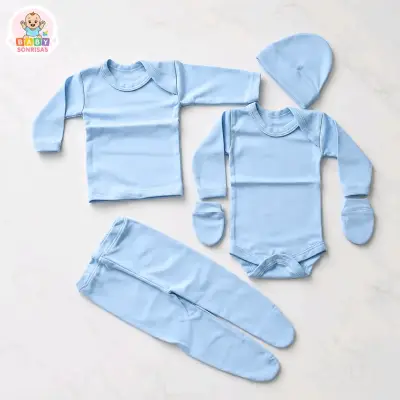 Set de ropa para bebé azul Baby Sonrisas - miniatura 1
