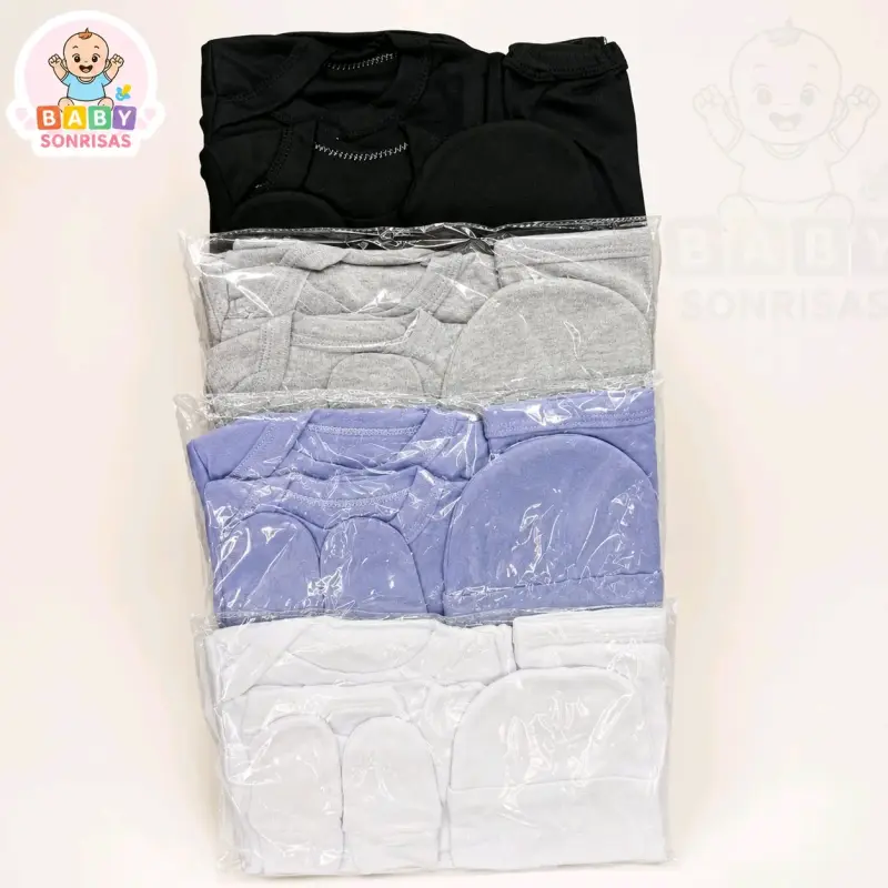 Set de ropa para bebé azul Baby Sonrisas - 3