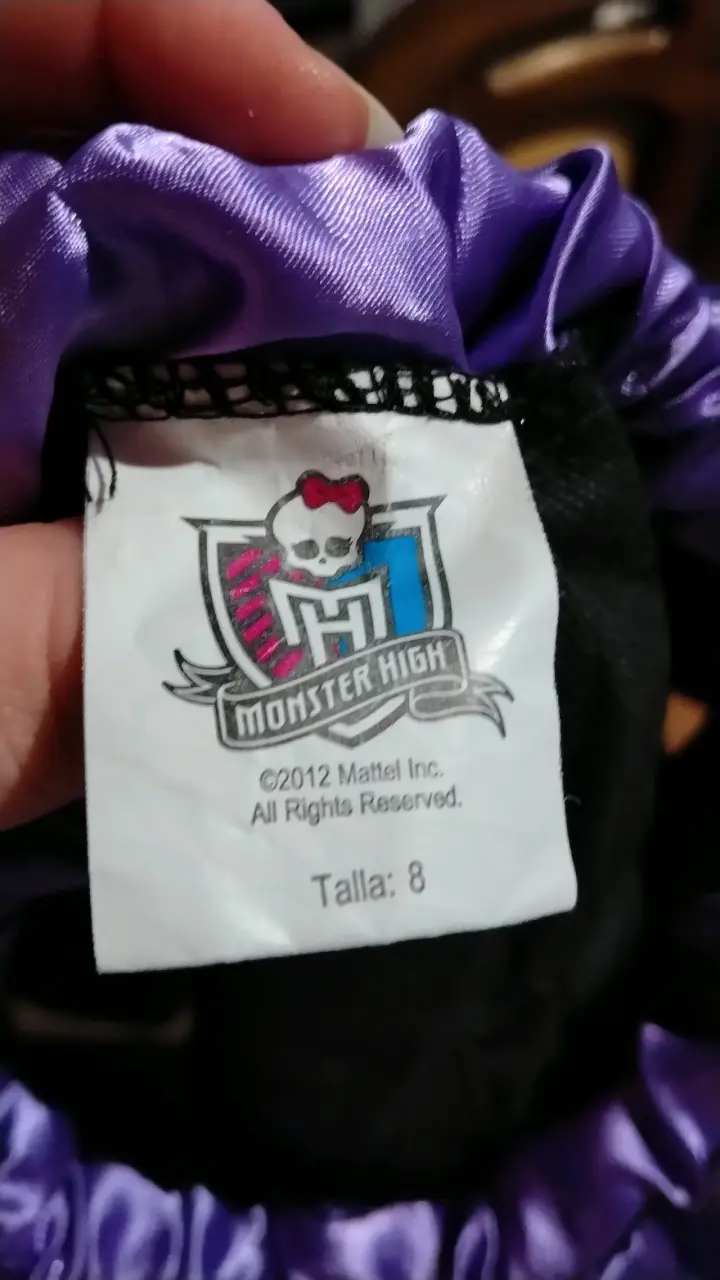 Disfraz Monster High para niña talla 8 - 2