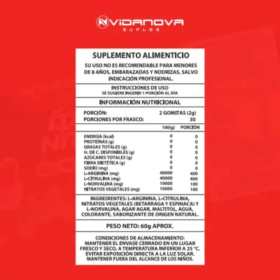 Gomitas de Óxido Nítrico s 60 Unidade - miniatura 2