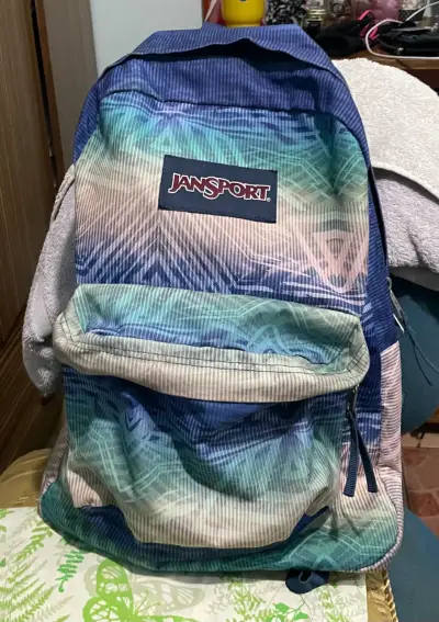 Mochila Jansport con diseño colorido - miniatura 1