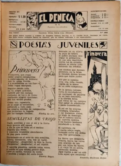 Revista El Peneca año 1943 edición original - miniatura 3